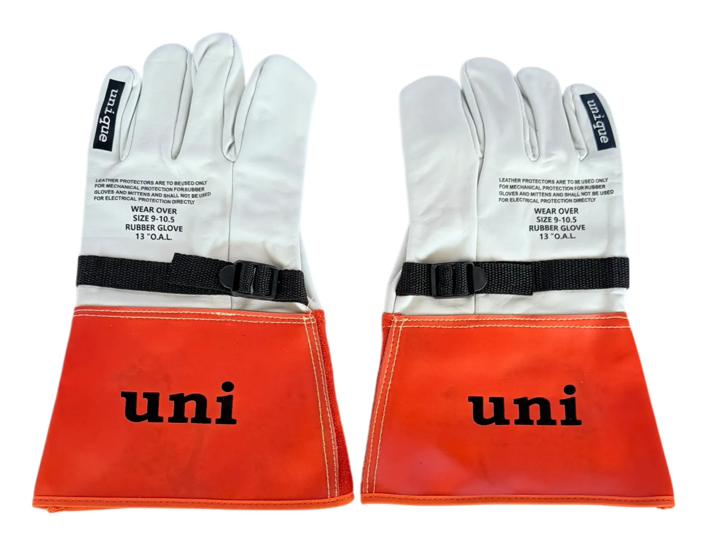 ถุงมือหนังสวมทับป้องกัน ไฟฟ้าแรงสูง ยี่ห้อ Uni